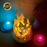 Halloween 2 - 3D Dome Lantern File - Cricut File - LightBoxGoodMan - LightboxGoodman