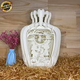 Halloween 2 - 3D Pop-up Light Box Vase File - Cricut File - LightBoxGoodMan - LightboxGoodman