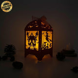 Halloween 2 - Paper Cut Lantern File - Cricut File - 10,5x20,6cm - LightBoxGoodMan - LightboxGoodman