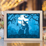 Halloween 2 – Paper Cut Light Box File - Cricut File - 20x26cm - LightBoxGoodMan - LightboxGoodman