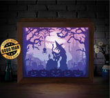 Halloween 2 – Paper Cut Light Box File - Cricut File - 20x26cm - LightBoxGoodMan - LightboxGoodman