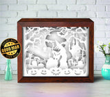 Halloween 2 – Paper Cut Light Box File - Cricut File - 20x26cm - LightBoxGoodMan - LightboxGoodman