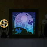 Halloween 21 – Paper Cut Light Box File - Cricut File - 20x20cm - LightBoxGoodMan - LightboxGoodman