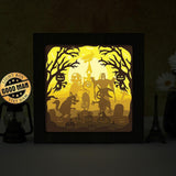 Halloween 24 – Paper Cut Light Box File - Cricut File - 20x20cm - LightBoxGoodMan - LightboxGoodman