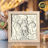 Halloween 29 – Paper Cut Light Box File - Cricut File - 20x20cm - LightBoxGoodMan - LightboxGoodman