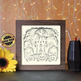 Halloween 3 Square - Paper Cutting Light Box - LightBoxGoodman - LightboxGoodman