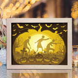 Halloween 4 – Paper Cut Light Box File - Cricut File - 20x26cm - LightBoxGoodMan - LightboxGoodman