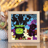 Halloween 42 – Paper Cut Light Box File - Cricut File - 8x8 inches - LightBoxGoodMan