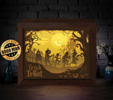 Halloween 8 – Paper Cut Light Box File - Cricut File - 20x26cm - LightBoxGoodMan - LightboxGoodman