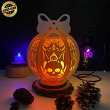 Halloween Bat - Globe Lantern File - Cricut File - LightBoxGoodMan - LightboxGoodman