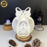 Halloween Bat - Globe Lantern File - Cricut File - LightBoxGoodMan - LightboxGoodman