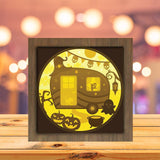 Halloween Camper - Paper Cutting Light Box - LightBoxGoodman