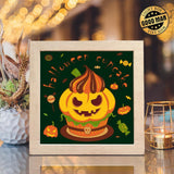 Halloween Cupcake – Paper Cut Light Box File - Cricut File - 20x20cm - LightBoxGoodMan - LightboxGoodman