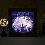 Halloween Gnome – Paper Cut Light Box File - Cricut File - 20x20cm - LightBoxGoodMan - LightboxGoodman