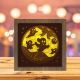 Halloween Hey Boo - Paper Cutting Light Box - LightBoxGoodman