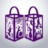 Halloween - Paper Cut Lantern File - Cricut File - 10x16cm - LightBoxGoodMan - LightboxGoodman