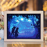 Hansel And Gretel 1 – Paper Cut Light Box File - Cricut File - 20x26cm - LightBoxGoodMan - LightboxGoodman