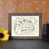 Hansel And Gretel 1 - Paper Cutting Light Box - LightBoxGoodman - LightboxGoodman