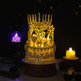 Hanukkah - 3D Dome Lantern File - Cricut File - LightBoxGoodMan - LightboxGoodman