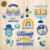 Hanukkah - Cricut File - Svg, Png, Dxf, Eps - LightBoxGoodMan - LightboxGoodman