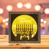 Hanukkah - Paper Cutting Light Box - LightBoxGoodman - LightboxGoodman