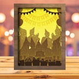 Happy Birthday 1 - Paper Cutting Light Box - LightBoxGoodman - LightboxGoodman