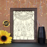 Happy Birthday 1 - Paper Cutting Light Box - LightBoxGoodman - LightboxGoodman