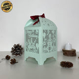 Happy Birthday - Paper Cut Lantern File - Cricut File - 10,5x20,6cm - LightBoxGoodMan - LightboxGoodman