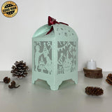 Happy Birthday - Paper Cut Lantern File - Cricut File - 10,5x20,6cm - LightBoxGoodMan - LightboxGoodman