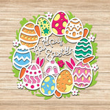 Happy Easter - Paper 3D Layered File - Cricut File - LightBoxGoodMan - LightboxGoodman