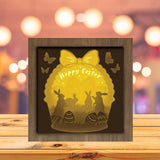 Happy Easter - Paper Cutting Light Box - LightBoxGoodman - LightboxGoodman