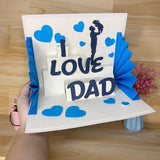 Happy Father Day Pop up Card - Cricut File - Svg, Png, Pdf, Dxf - LightBoxGoodMan