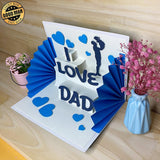 Happy Father Day Pop up Card - Cricut File - Svg, Png, Pdf, Dxf - LightBoxGoodMan - LightboxGoodman