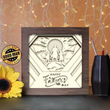 Happy Father's Day - Paper Cutting Light Box - LightBoxGoodman - LightboxGoodman