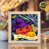 Happy Halloween – Paper Cut Light Box File - Cricut File - 20x20cm - LightBoxGoodMan - LightboxGoodman