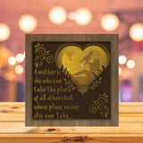 Happy Mother Day 1 Square - Paper Cutting Light Box - LightBoxGoodman