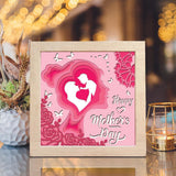 Happy Mother's Day 9 – Paper Cut Light Box File - Cricut File - 8x8 inches - LightBoxGoodMan