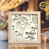 Happy Mother's Day 9 – Paper Cut Light Box File - Cricut File - 8x8 inches - LightBoxGoodMan - LightboxGoodman