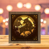 Happy New Year 2021 - Paper Cutting Light Box - LightBoxGoodman - LightboxGoodman