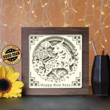 Happy New Year 2021 - Paper Cutting Light Box - LightBoxGoodman - LightboxGoodman