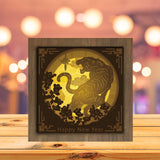 Happy New Year 2022 - Paper Cutting Light Box - LightBoxGoodman