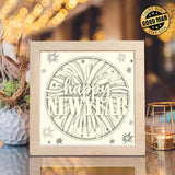 Happy New Year Firework – Paper Cut Light Box File - Cricut File - 8x8 inches - LightBoxGoodMan - LightboxGoodman