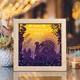 Happy Thanksgiving Day – Paper Cut Light Box File - Cricut File - 8x8 inches - LightBoxGoodMan - LightboxGoodman