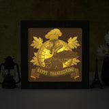 Happy Thanksgiving – Paper Cut Light Box File - Cricut File - 8x8 inches - LightBoxGoodMan - LightboxGoodman