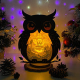 Harry Potter 1 - Paper Cut Owl Light Box File - Cricut File - 25x20 cm - LightBoxGoodMan - LightboxGoodman