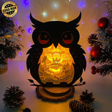 Harry Potter 1 - Paper Cut Owl Light Box File - Cricut File - 25x20 cm - LightBoxGoodMan - LightboxGoodman