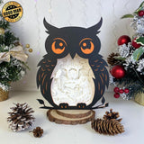 Harry Potter 1 - Paper Cut Owl Light Box File - Cricut File - 25x20 cm - LightBoxGoodMan - LightboxGoodman