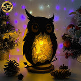 Harry Potter 3 - Paper Cut Owl Light Box File - Cricut File - 25x20 cm - LightBoxGoodMan - LightboxGoodman