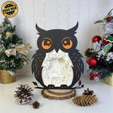 Harry Potter 3 - Paper Cut Owl Light Box File - Cricut File - 25x20 cm - LightBoxGoodMan - LightboxGoodman