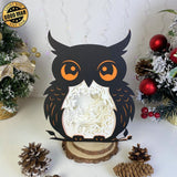 Harry Potter 3 - Paper Cut Owl Light Box File - Cricut File - 25x20 cm - LightBoxGoodMan - LightboxGoodman